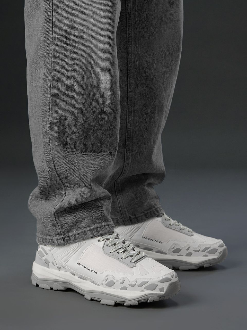 Unisex High-Top Chunky Streetwear Sneakers – Breathable Cushioned Casual Shoes