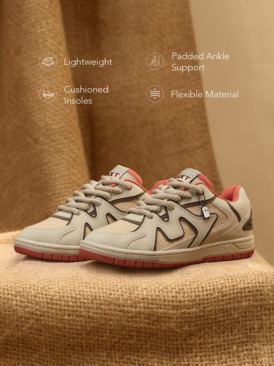 Unisex Casual Streetwear Sneakers – Breathable Lace-Up Comfort Shoes for Men & Women